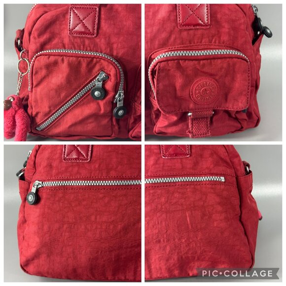 Kipling Defea Handbag Cherry Tonal - Picture 6 of 12